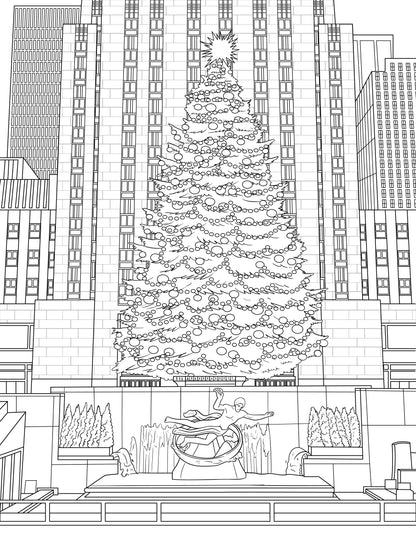 Christmas Coloring Book (A4)