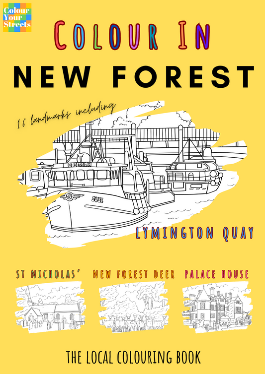 New Forest Colouring Book (A4)