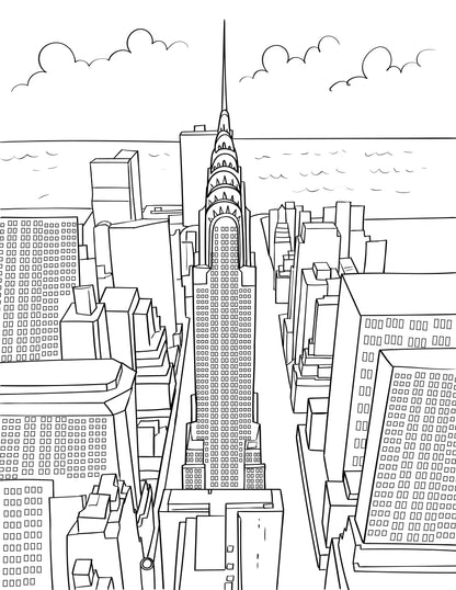 New York Colouring Book (A4)