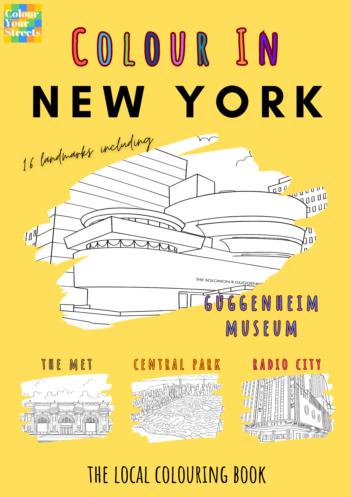 New York Colouring Book (A4)