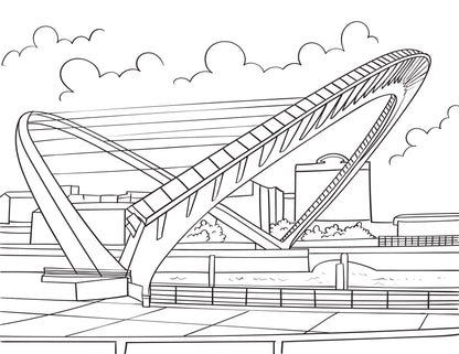 Newcastle Colouring Book (A4)