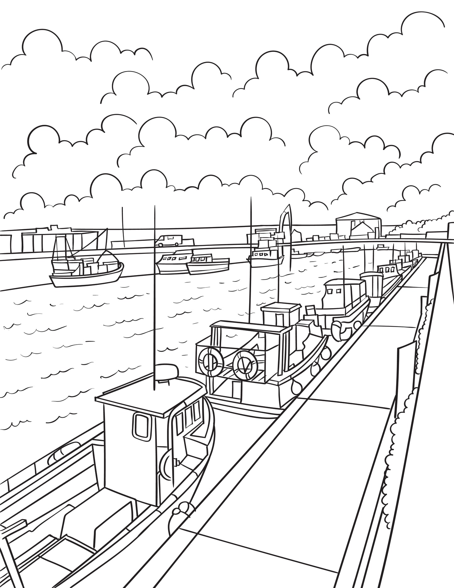 Padstow Colouring Book (A4)