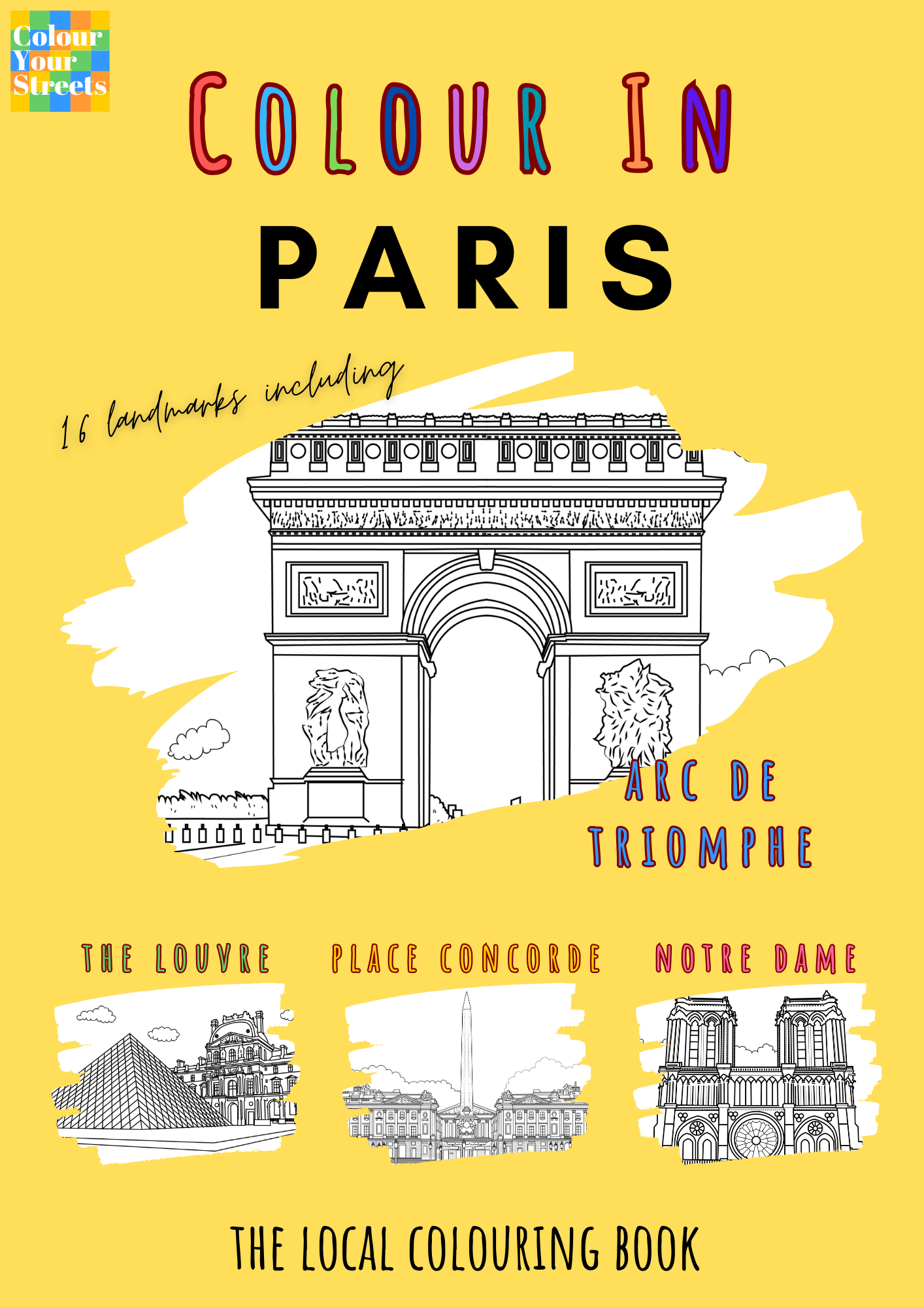 Paris Colouring Book (A4)