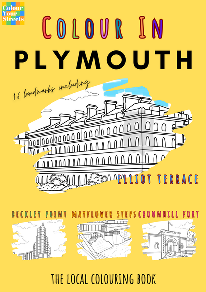 Plymouth Colouring Book (A4)