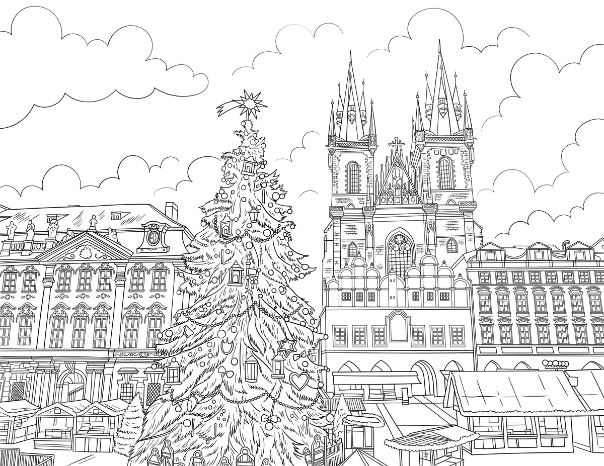 Christmas Coloring Book (A4)