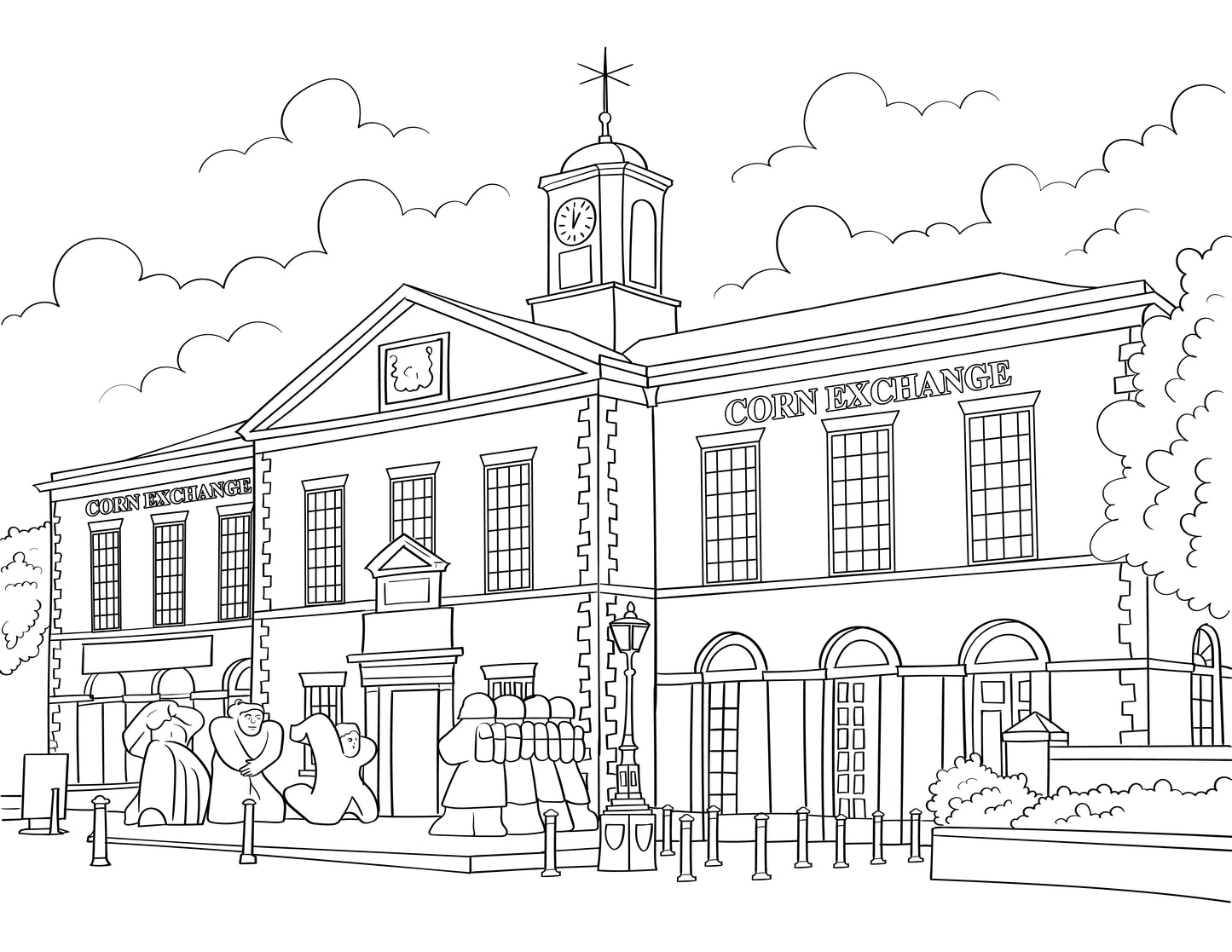 Preston Colouring Book (A4)