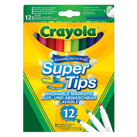 Crayola Colouring Pens - 12 Colours