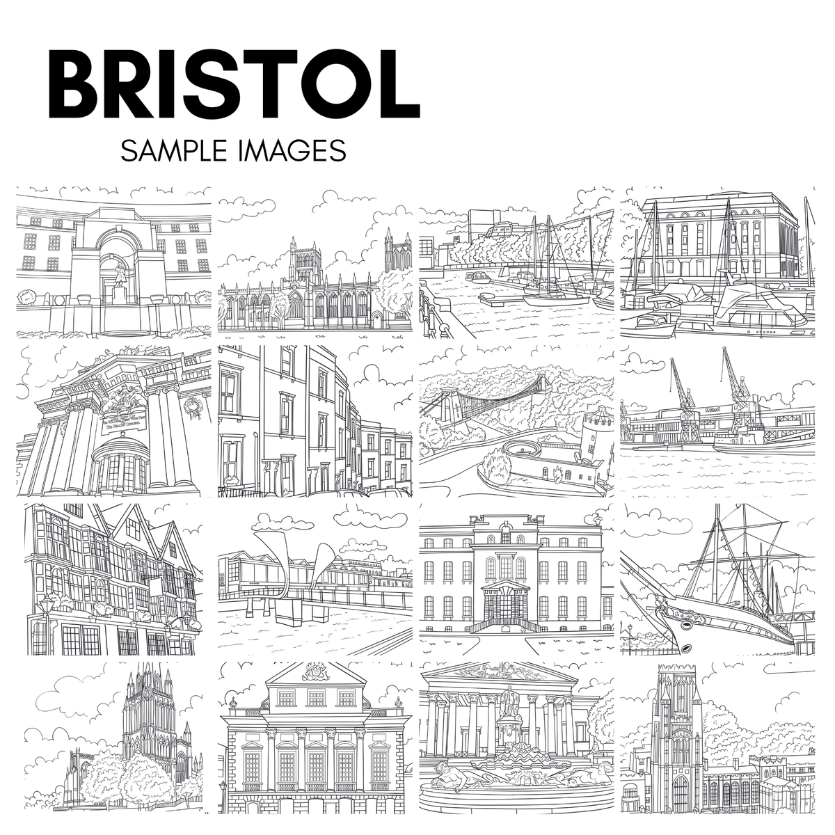 Bristol Colouring Book Bundle