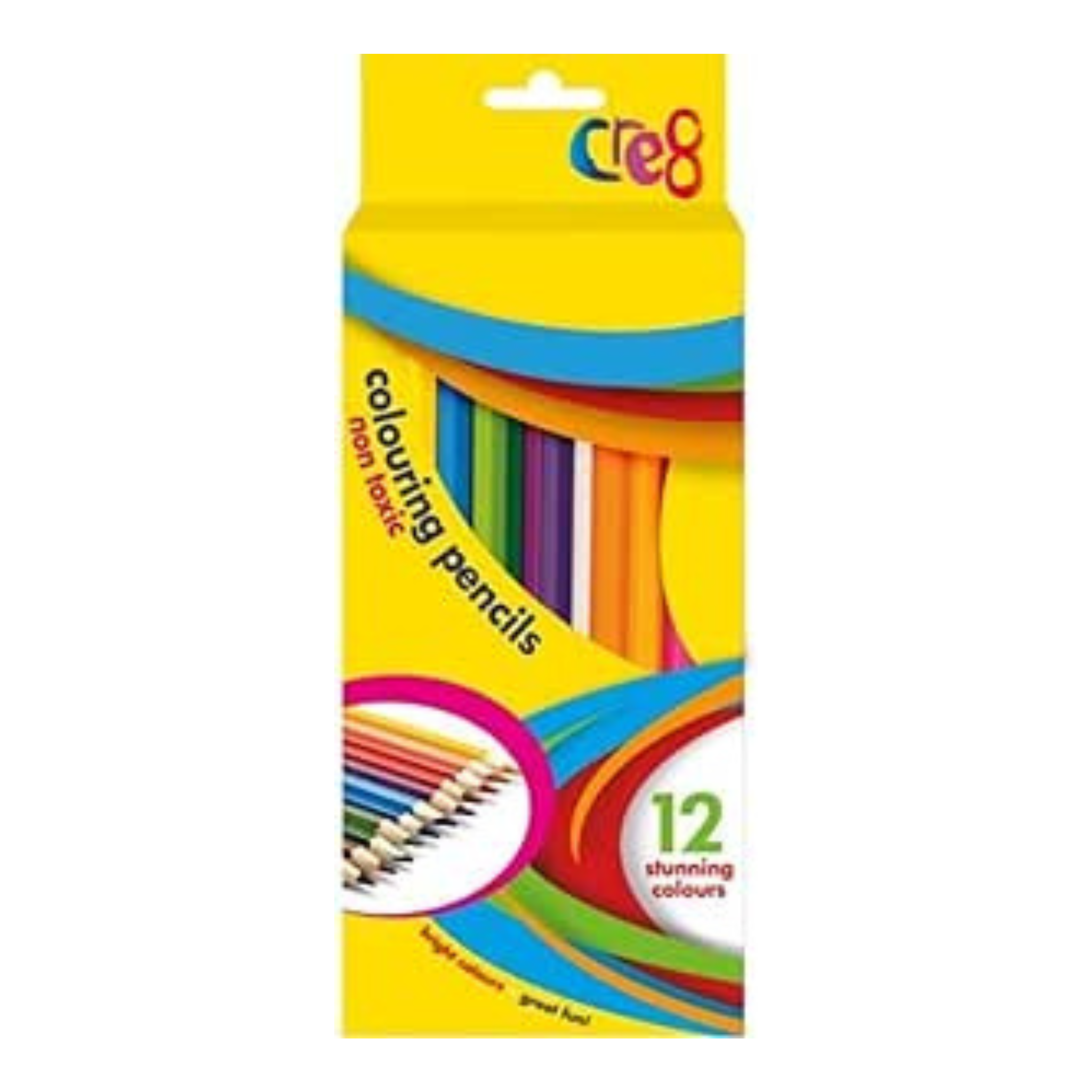 cre8 Colouring Pencils - 12 Colours