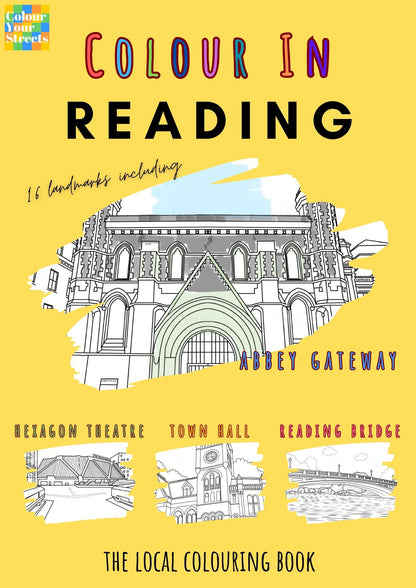 Reading Colouring Book (A4)