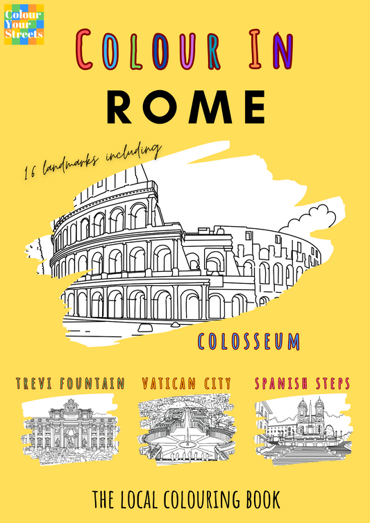 Rome Colouring Book (A4)