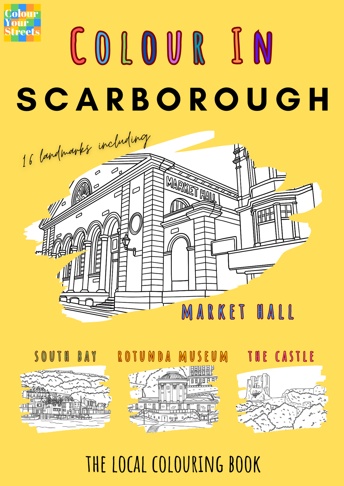Scarborough Colouring Book
