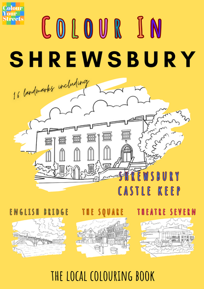 Shrewsbury Colouring Book (A4)