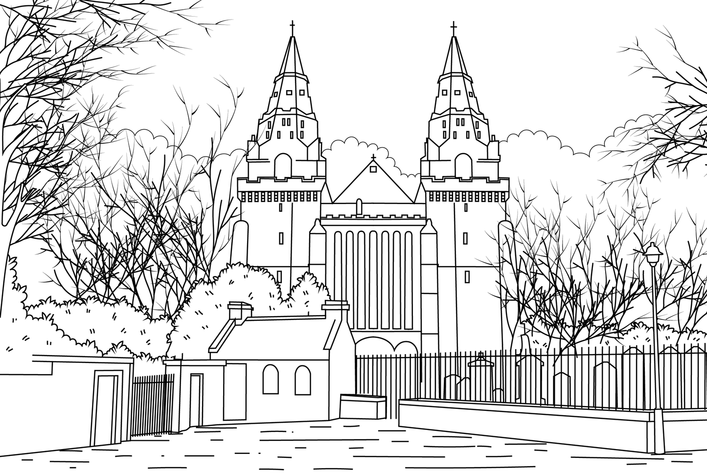 Aberdeen Colouring Book (A4)