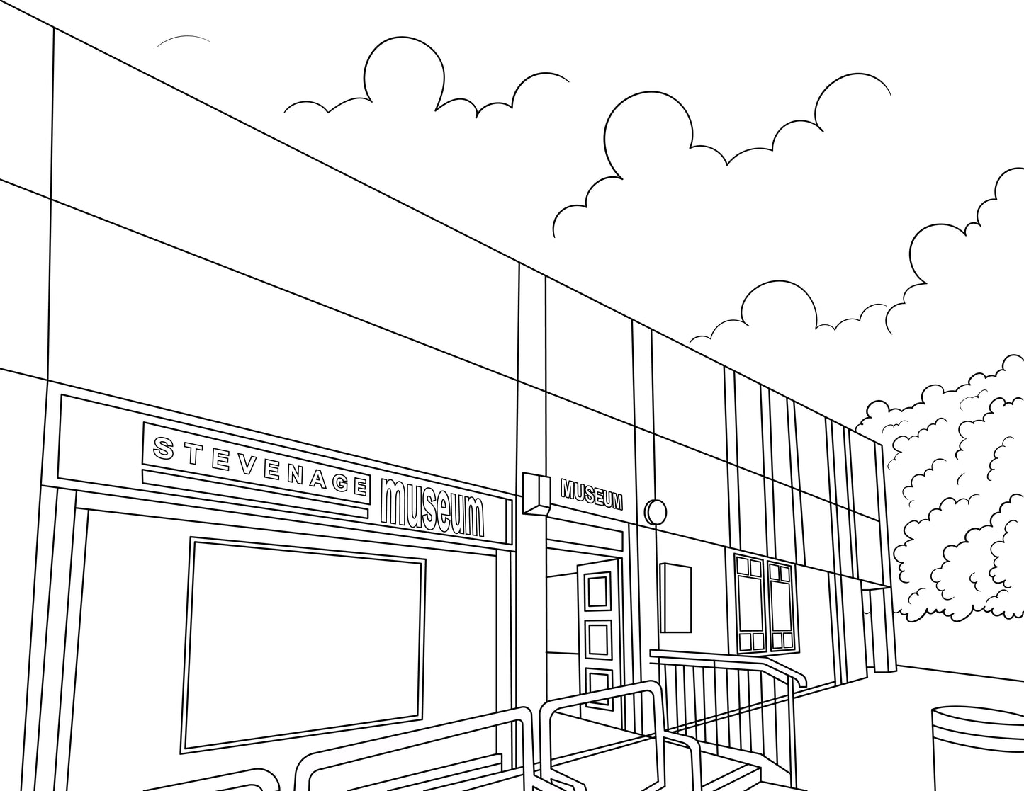 Stevenage Colouring Book (A4)
