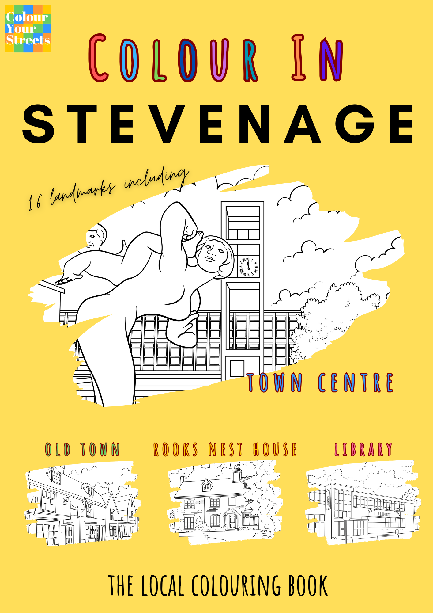 Stevenage Colouring Book (A4)