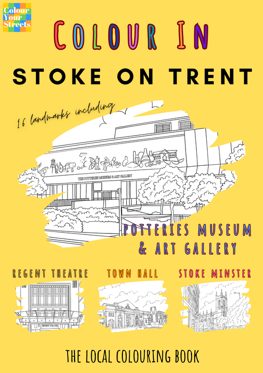 Stoke On Trent Colouring Book (A4)