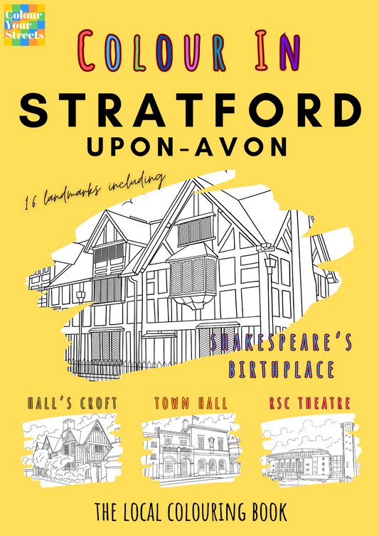 Stratford-upon-Avon Colouring Book (A4)