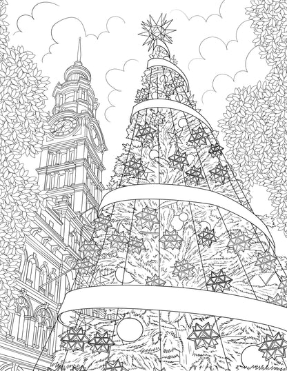 Christmas Coloring Book (A4)