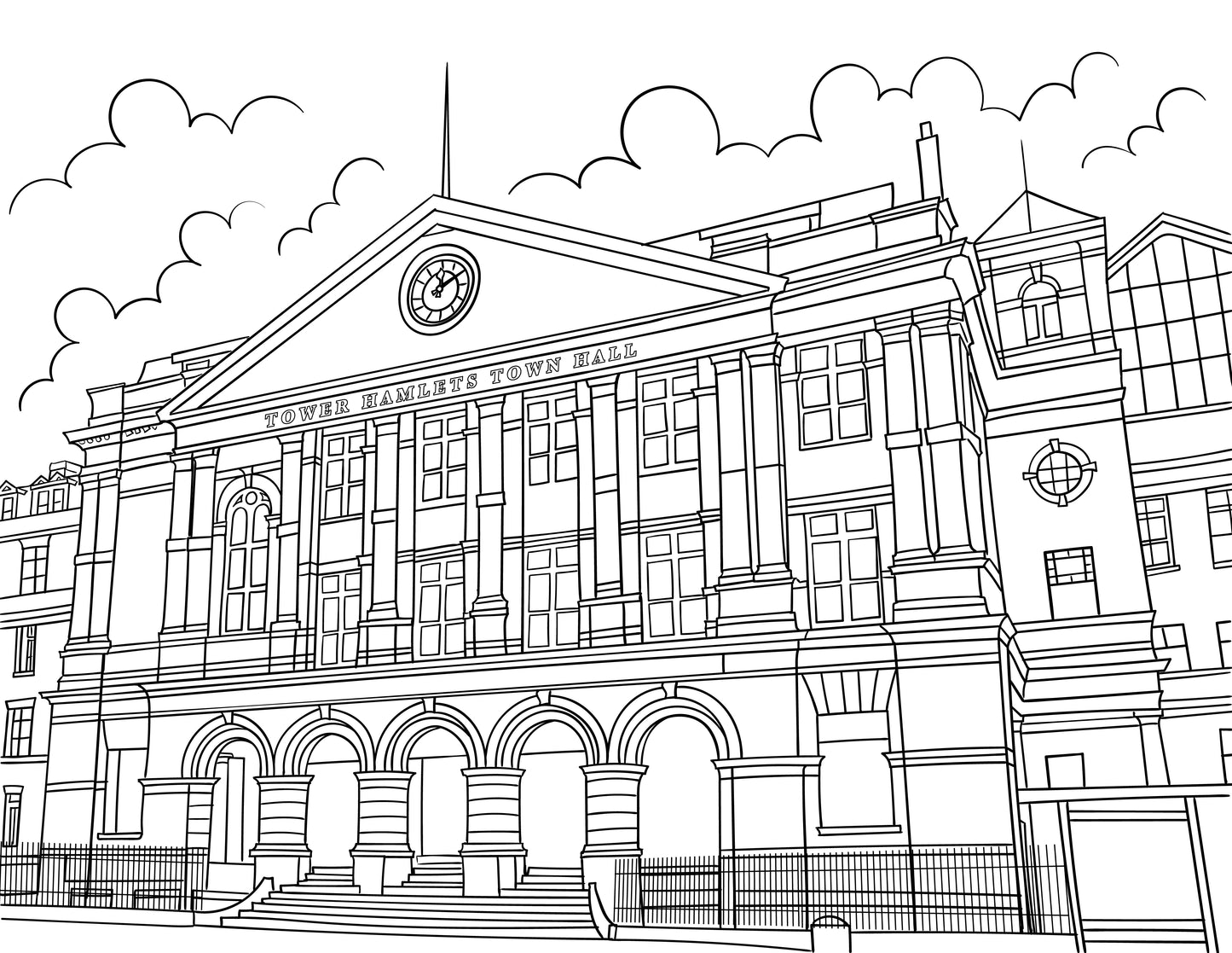 Tower Hamlets Colouring Book (A4)