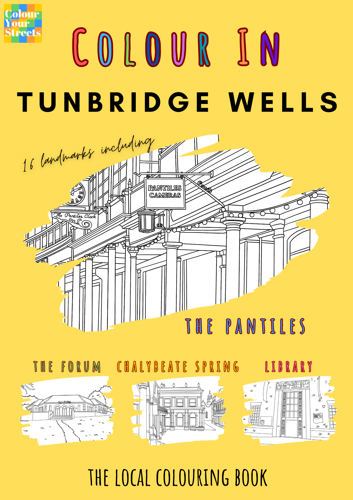 Tunbridge Wells Colouring Book (A4)