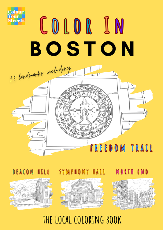 Boston Coloring Book (A4)