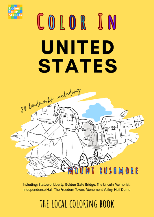 USA Coloring Book (A4)