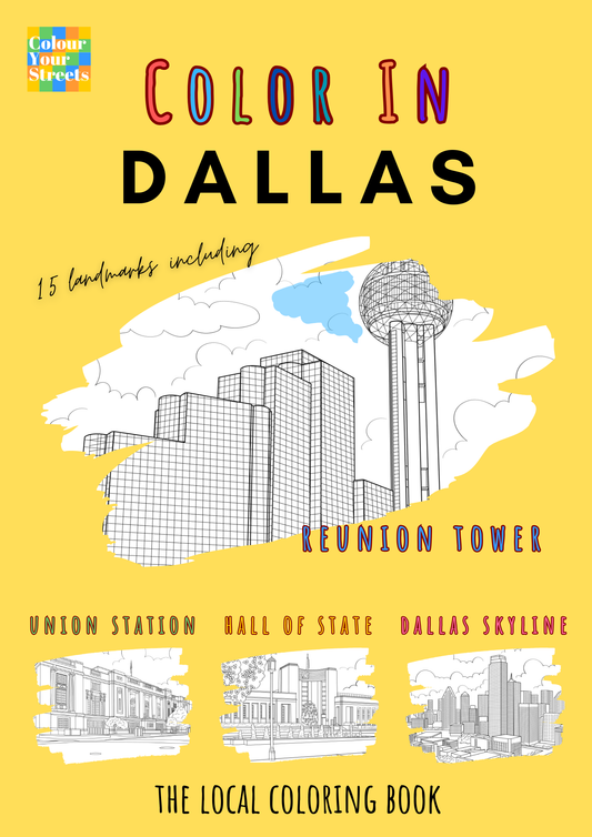 Dallas Coloring Book (A4)
