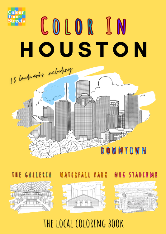 Houston Coloring Book (A4)