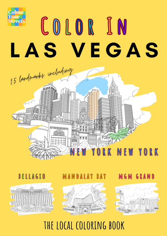 Las Vegas Coloring Book (A4)