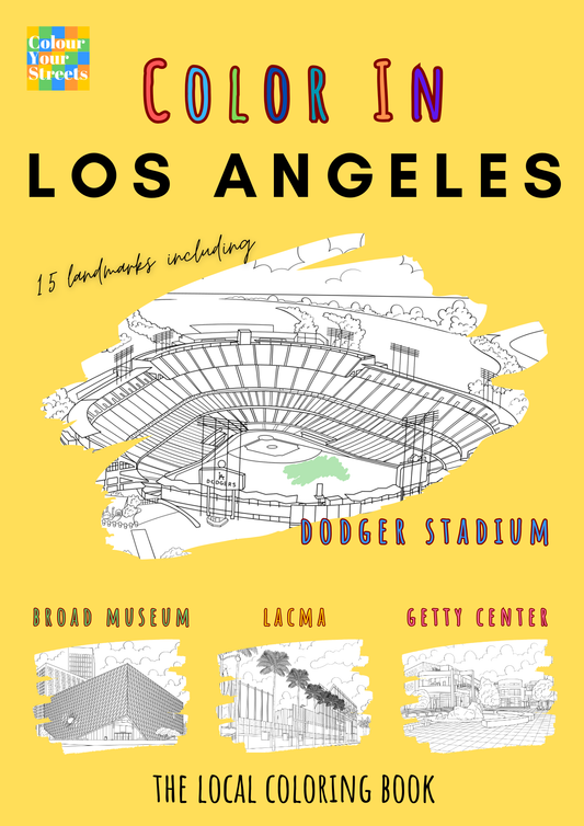 Los Angeles Coloring Book (A4)