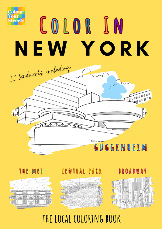 New York Coloring Book (A4)