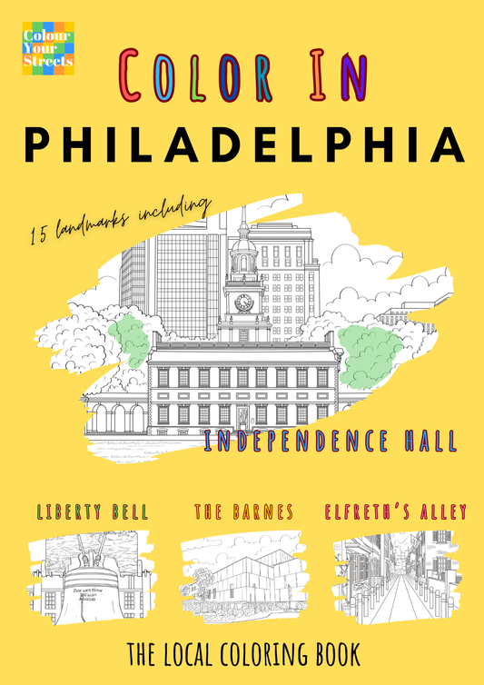 Philadelphia Coloring Book (A4)