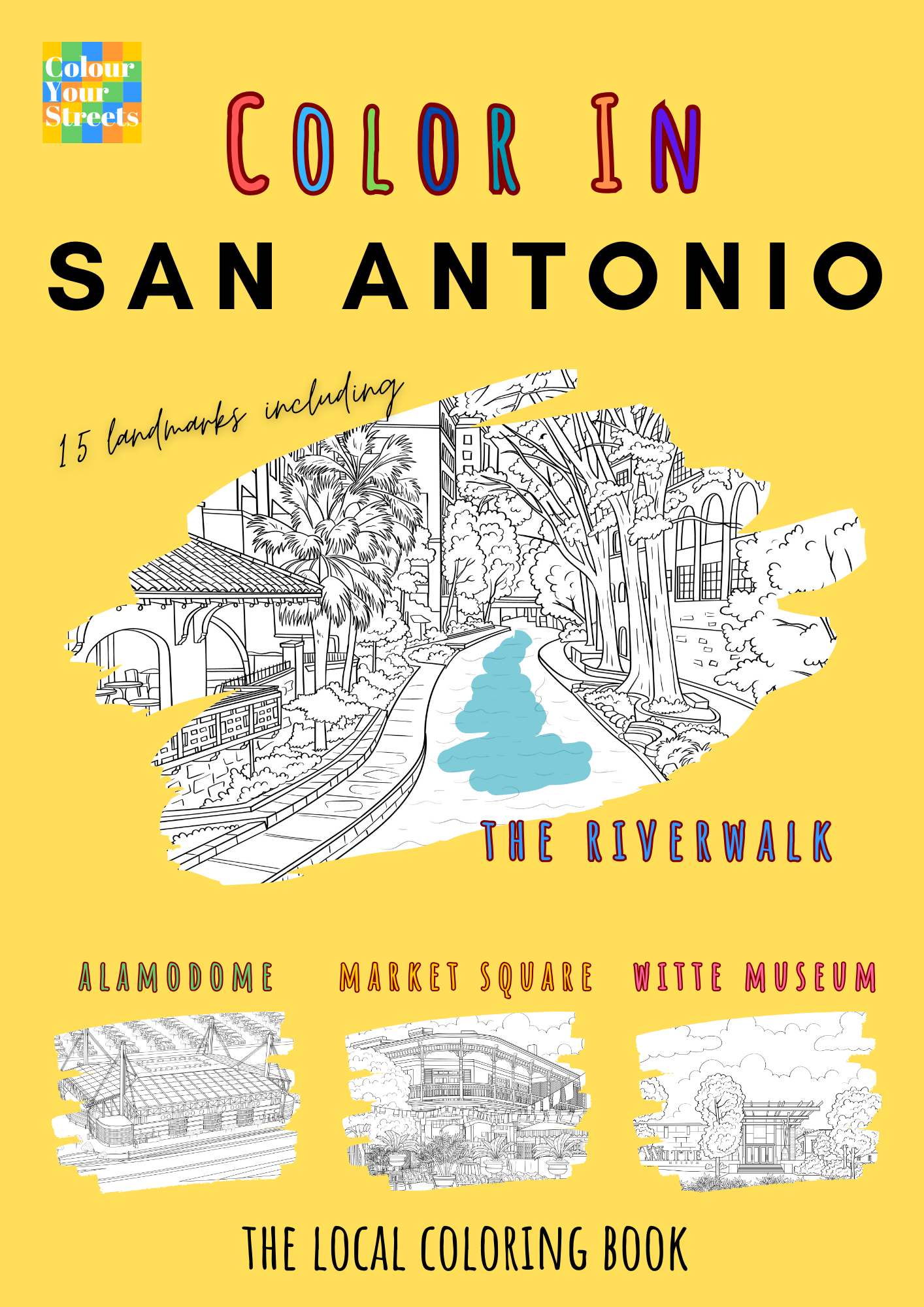 San Antonio Coloring Book (A4)