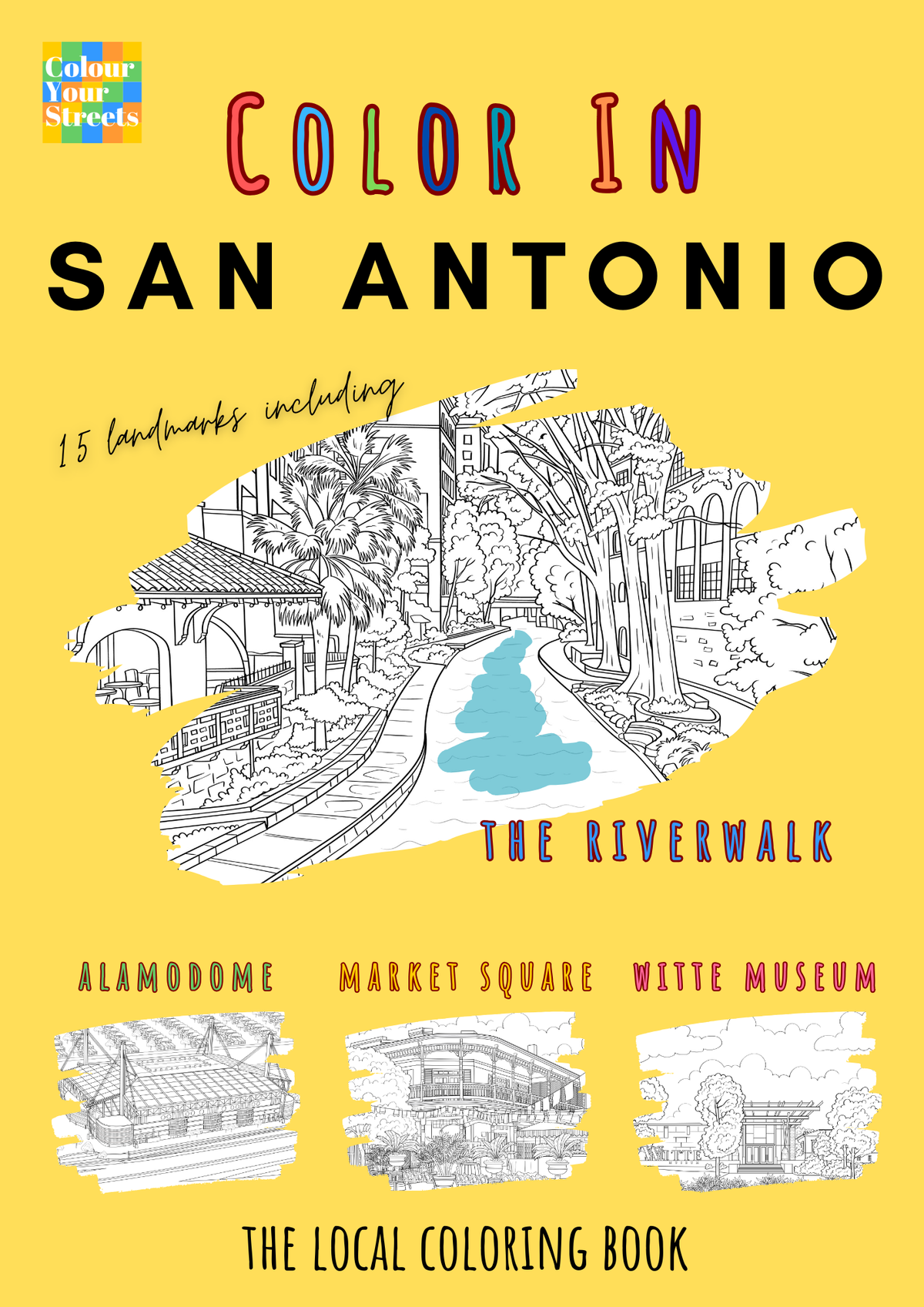 San Antonio Colouring Book