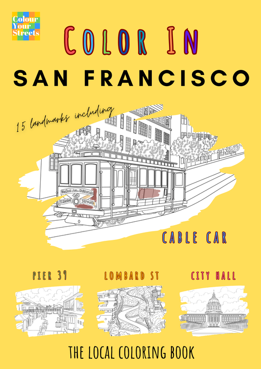 San Francisco Coloring Book (A4)
