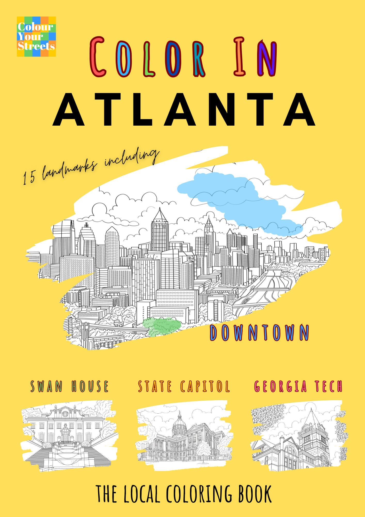 Atlanta Coloring Book (A4)