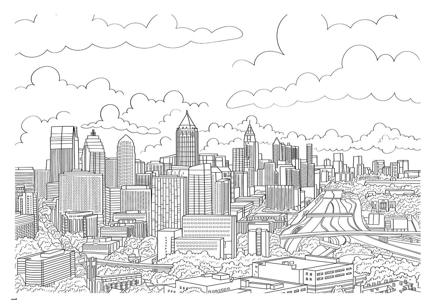 Atlanta Coloring Book (A4)