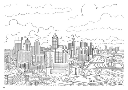 Atlanta Coloring Book (A4)