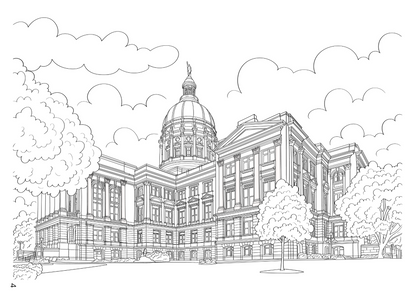 Atlanta Coloring Book (A4)