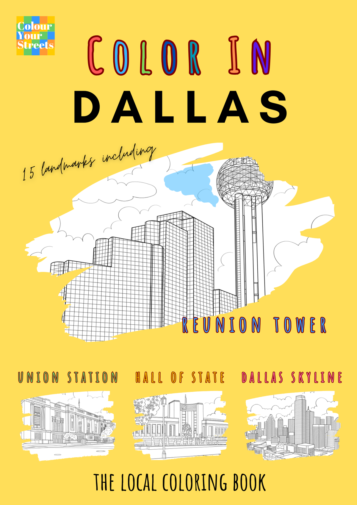 Dallas Colouring Book (A4)