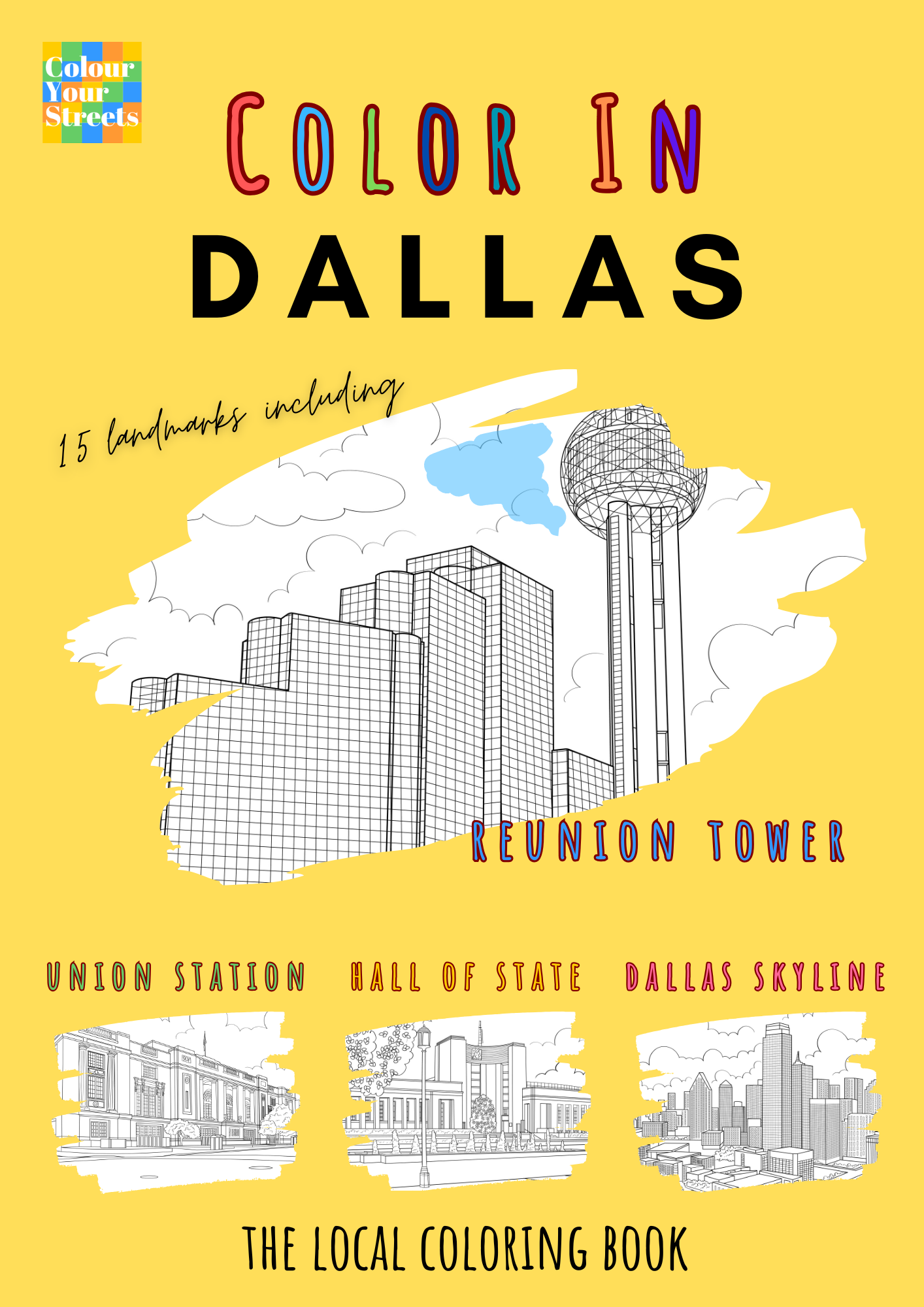 Dallas Coloring Book (A4)