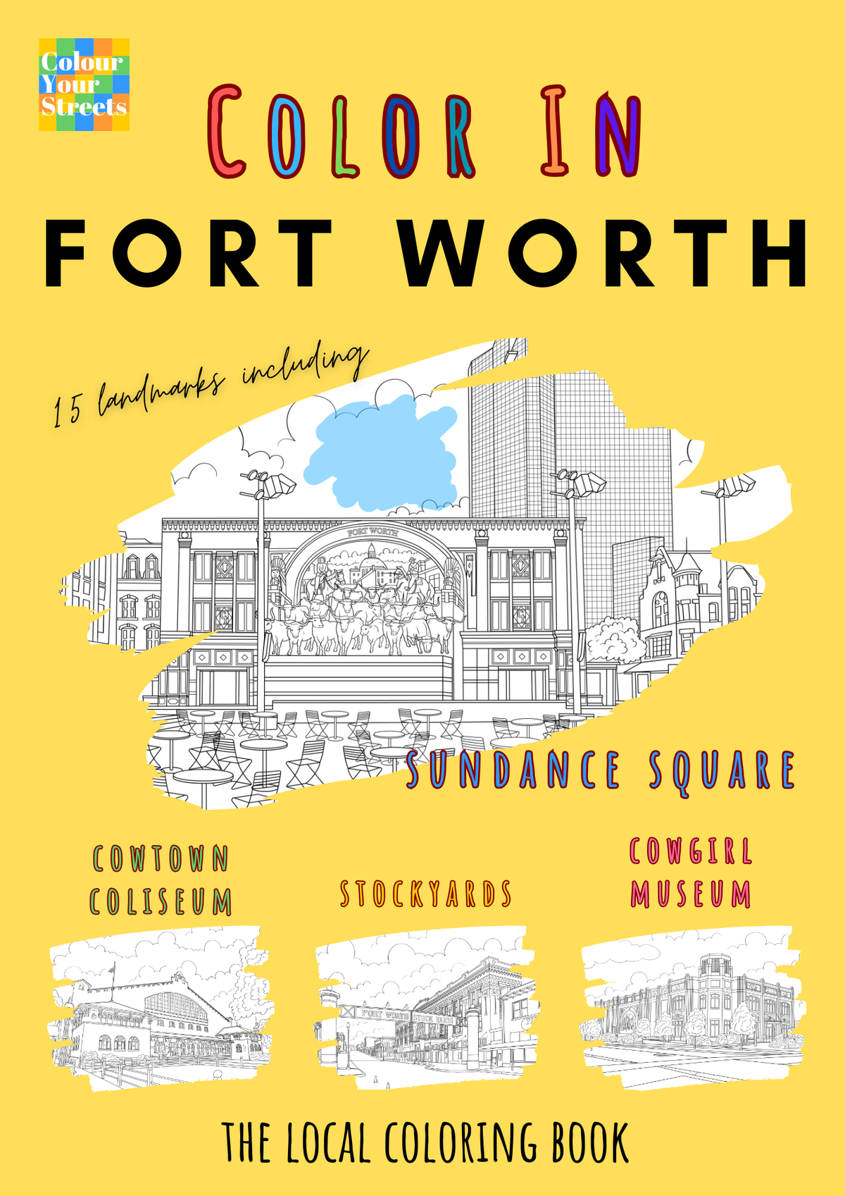 Fort Worth Colouring Book