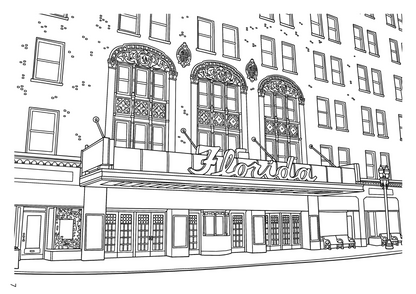 Jacksonville Coloring Book (A4)