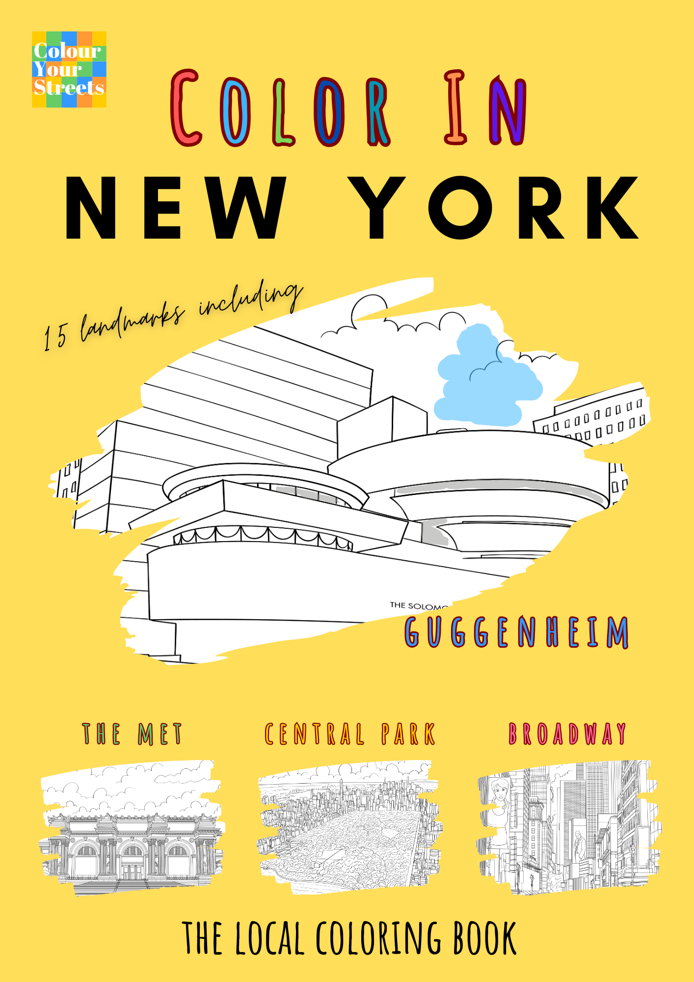 New York Coloring Book (A4)