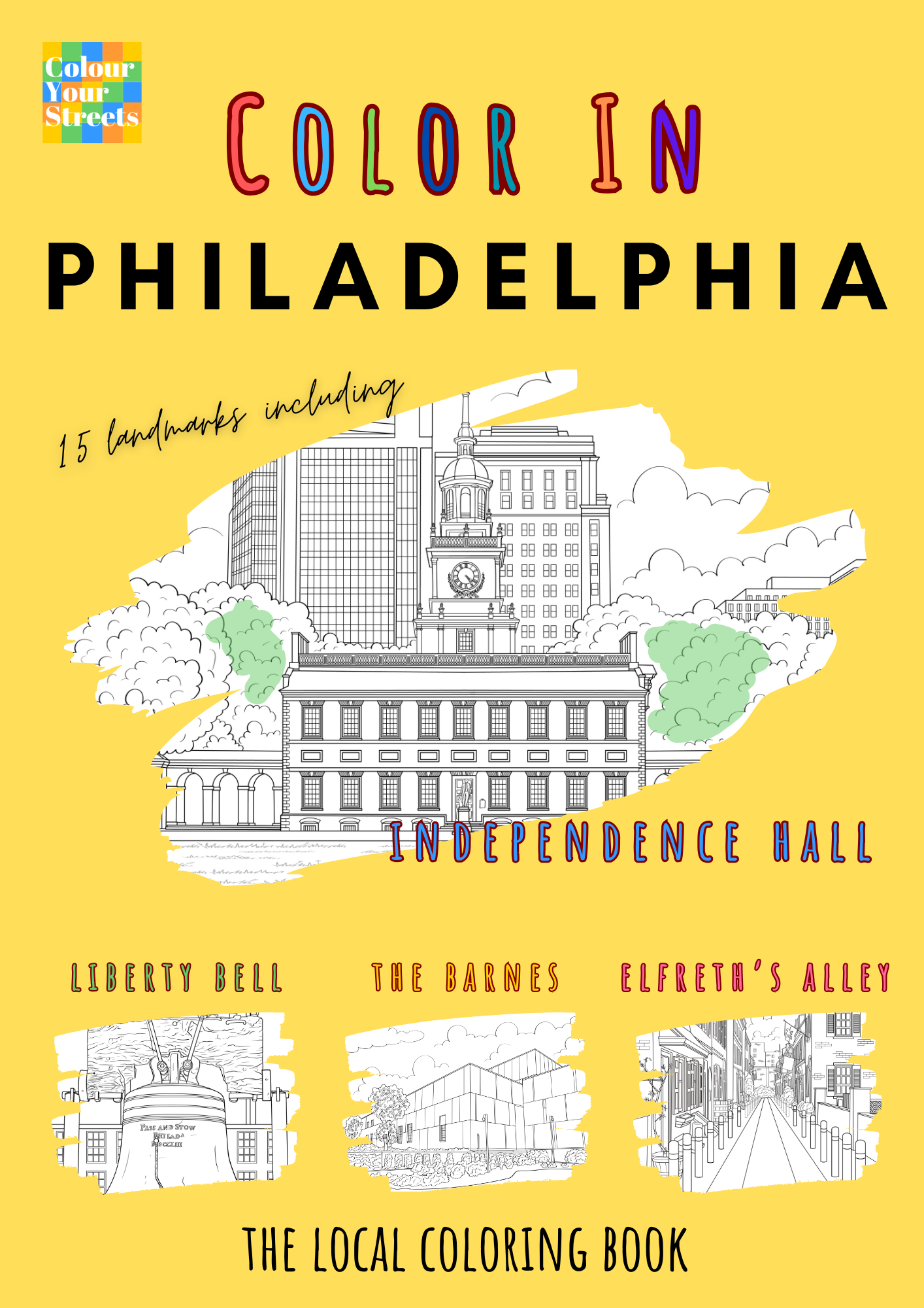 Philadelphia Coloring Book (A4)