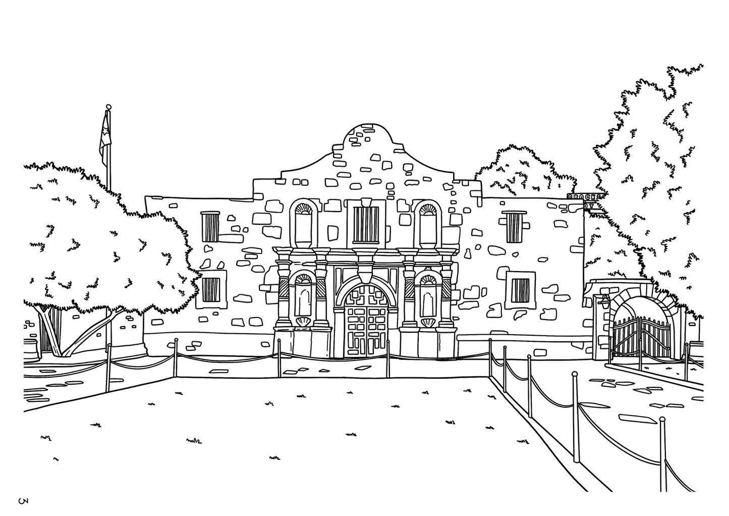 San Antonio Coloring Book (A4)