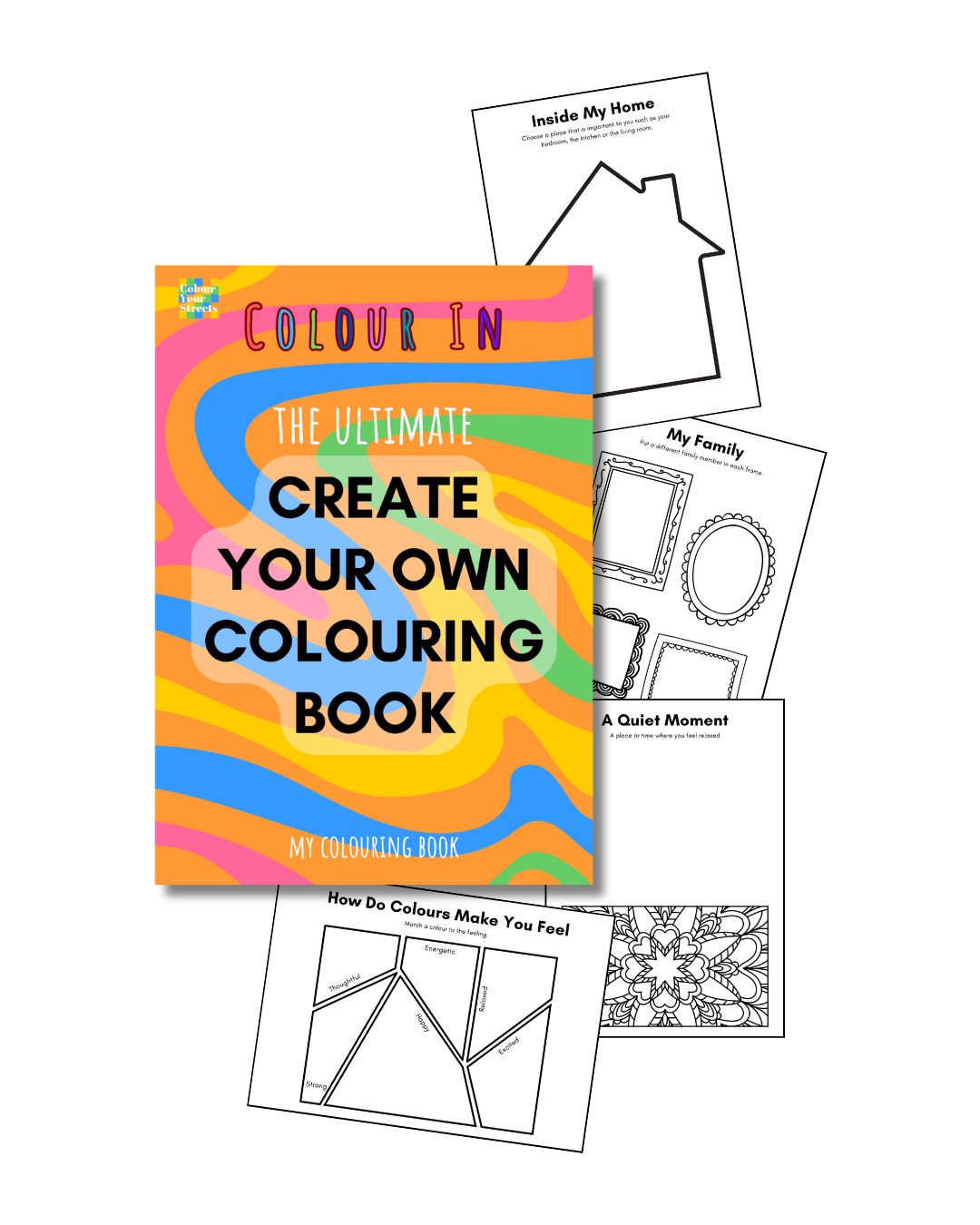 Create Your Own Colouring Book (A4)