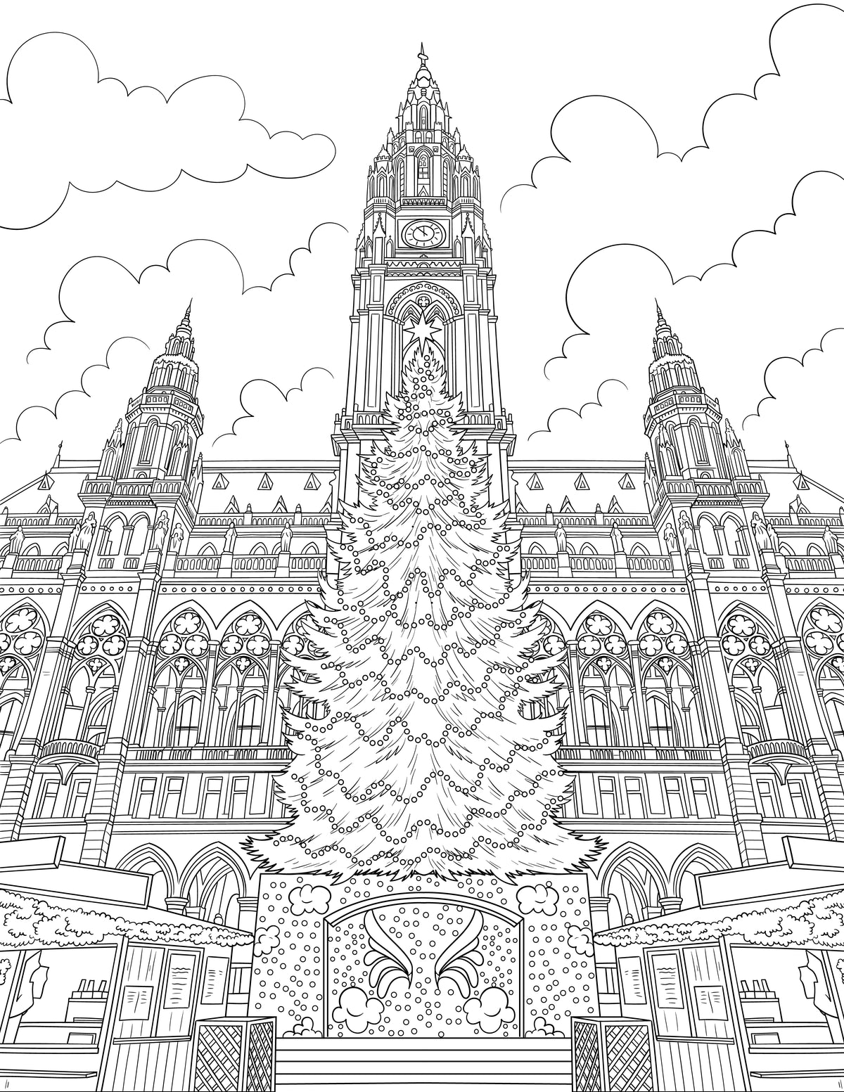 Christmas Coloring Book (A4)