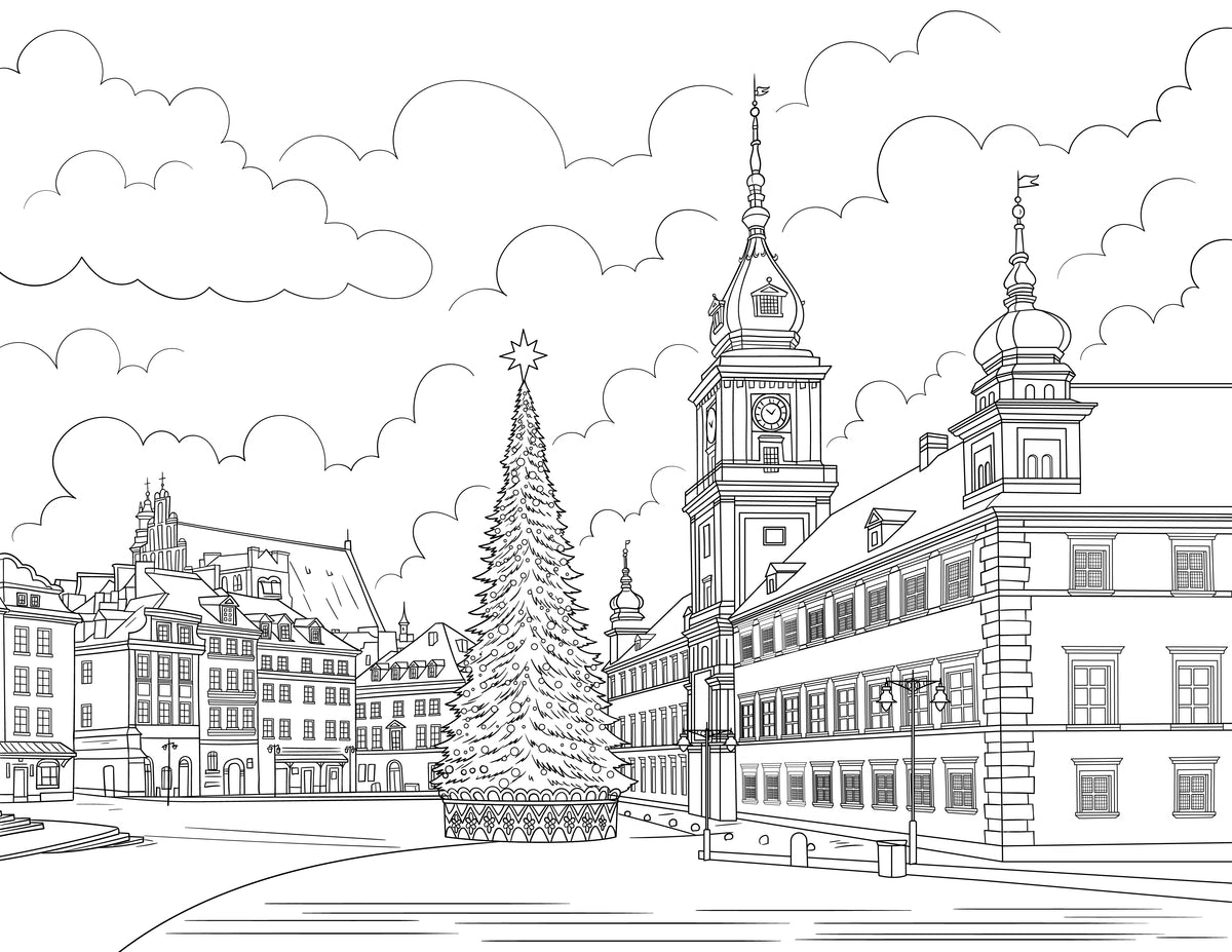 Christmas Coloring Book (A4)